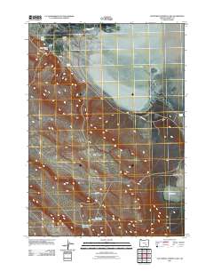 2011 Map of Southwest Harney Lake, 2011 Print