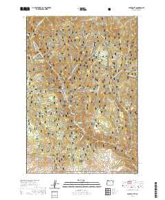 2020 Map of Sparta Butte, 2020 Print