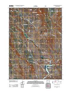 2011 Map of Spencer Creek, 2011 Print