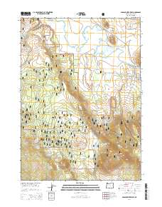 2014 Map of Sprague River West, 2014 Print
