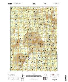 2020 Map of Spring Butte, 2020 Print