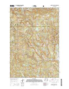 2014 Map of Springer Mountain, 2014 Print