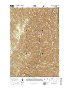 2014 Map of Squirrel Prairie, 2014 Print