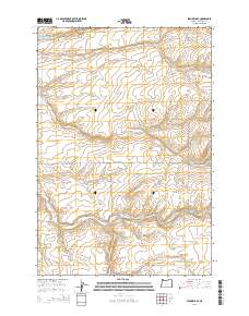2014 Map of Stanfield SE, 2014 Print