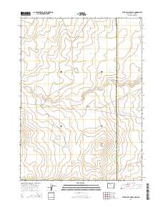 2014 Map of Star Valley Knoll, 2014 Print