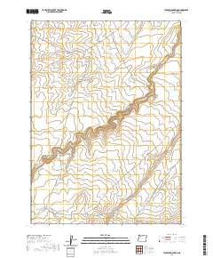 2020 Map of Starvation Spring, 2020 Print
