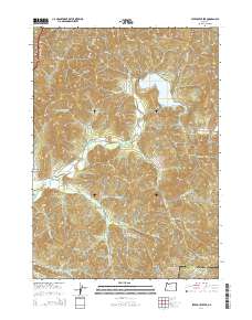 2014 Map of Starvout Creek, 2014 Print