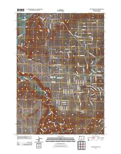 2011 Map of Stearns Butte, 2011 Print