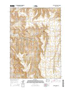 2014 Map of Steet Mountain, 2014 Print