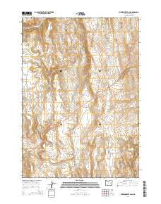 2014 Map of Stinkingwater Pass, 2014 Print
