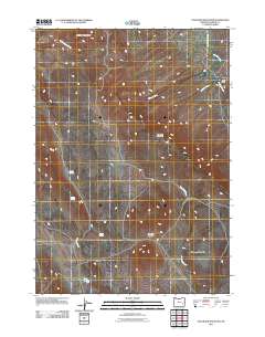 2011 Map of Stockade Mountain, 2011 Print