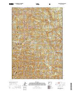 2020 Map of Stott Mountain, 2020 Print