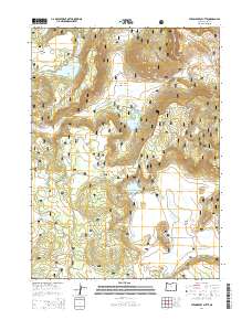 2014 Map of Strawberry Butte, 2014 Print