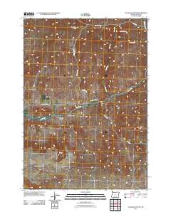 2011 Map of Sugarloaf Butte, 2011 Print