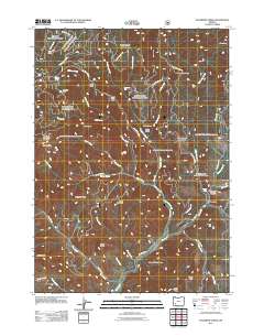 2011 Map of Sugarpine Creek, 2011 Print