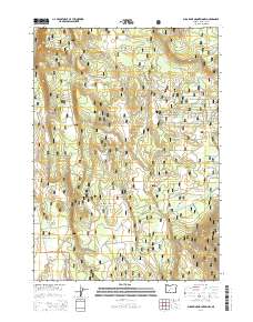 2014 Map of Sugarpine Mountain NW, 2014 Print