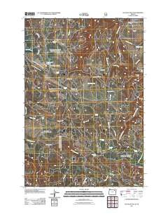 2011 Map of Sullivan Gulch, 2011 Print