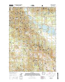 2014 Map of Sumpter, 2014 Print