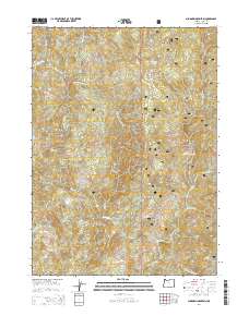 2014 Map of Sundown Mountain, 2014 Print