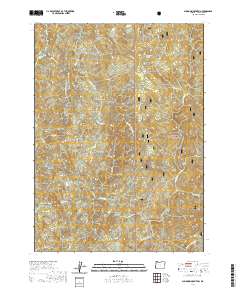 2020 Map of Sundown Mountain, 2020 Print