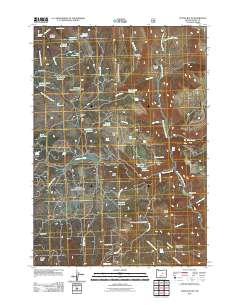 2011 Map of Suplee Butte, 2011 Print