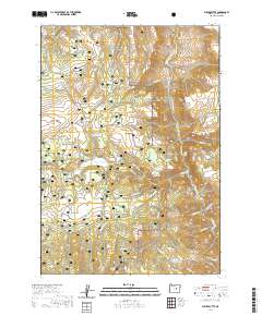 2020 Map of Suplee Butte, 2020 Print