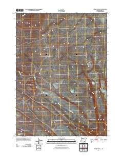 2011 Map of Swede Knoll, 2011 Print