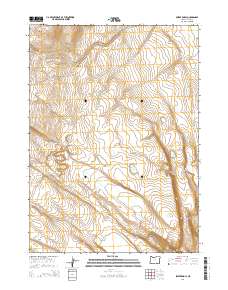 2014 Map of Swede Knoll, 2014 Print