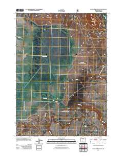 2011 Map of Sycan Marsh East, 2011 Print