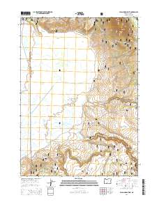 2014 Map of Sycan Marsh East, 2014 Print