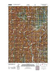 2011 Map of Table Mountain, 2011 Print