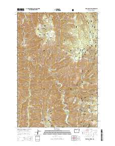 2014 Map of Table Mountain, 2014 Print