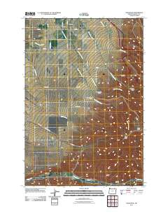 2011 Map of Table Rock, 2011 Print