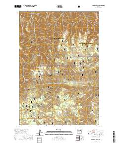 2020 Map of Tamarack Gulch, 2020 Print