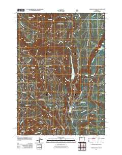2011 Map of Tamolitch Falls, 2011 Print