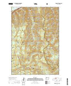 2020 Map of Tanner Butte, 2020 Print