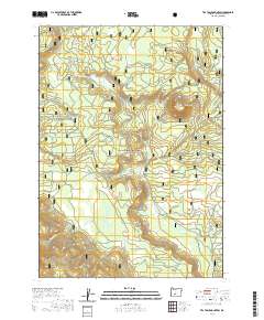 2020 Map of Tea Table Mountain, 2020 Print