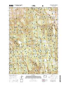 2014 Map of Telephone Butte, 2014 Print