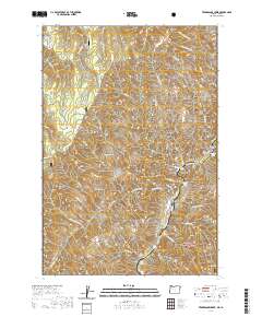 2020 Map of Temperance Creek, 2020 Print