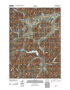 2011 Map of Tenmile, 2011 Print