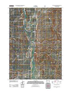 2011 Map of The Bull Pasture, 2011 Print