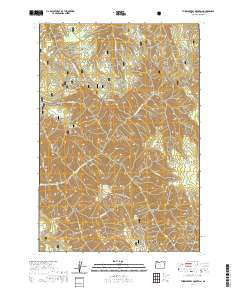 2020 Map of Thimbleberry Mountain, 2020 Print