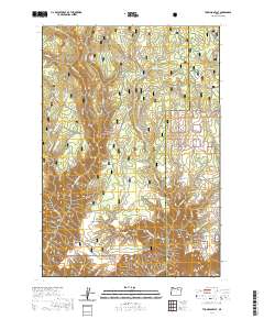 2020 Map of Thompson Flat, 2020 Print