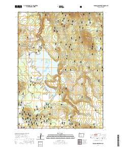 2020 Map of Thompson Reservoir, 2020 Print