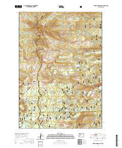 2020 Map of Three Fingered Jack, 2020 Print