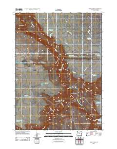 2011 Map of Three Forks, 2011 Print
