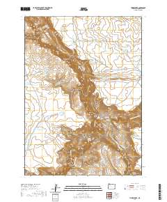 2020 Map of Three Forks, 2020 Print
