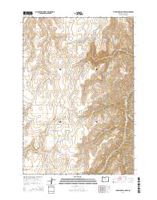 2014 Map of Three Lakes Country, 2014 Print