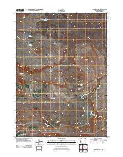 2011 Map of Threemile Hill, 2011 Print