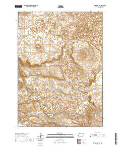 2020 Map of Threemile Hill, 2020 Print